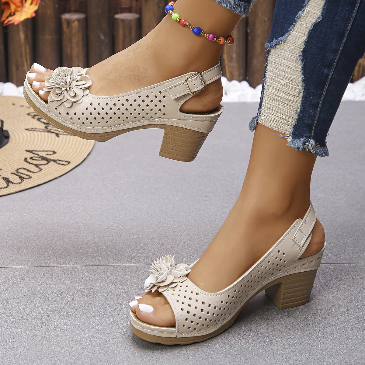 New Women's Floral Orthopedic Sandals
