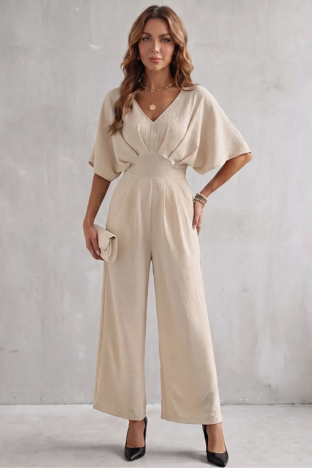 Elegant batwing silhouette – Jumpsuit