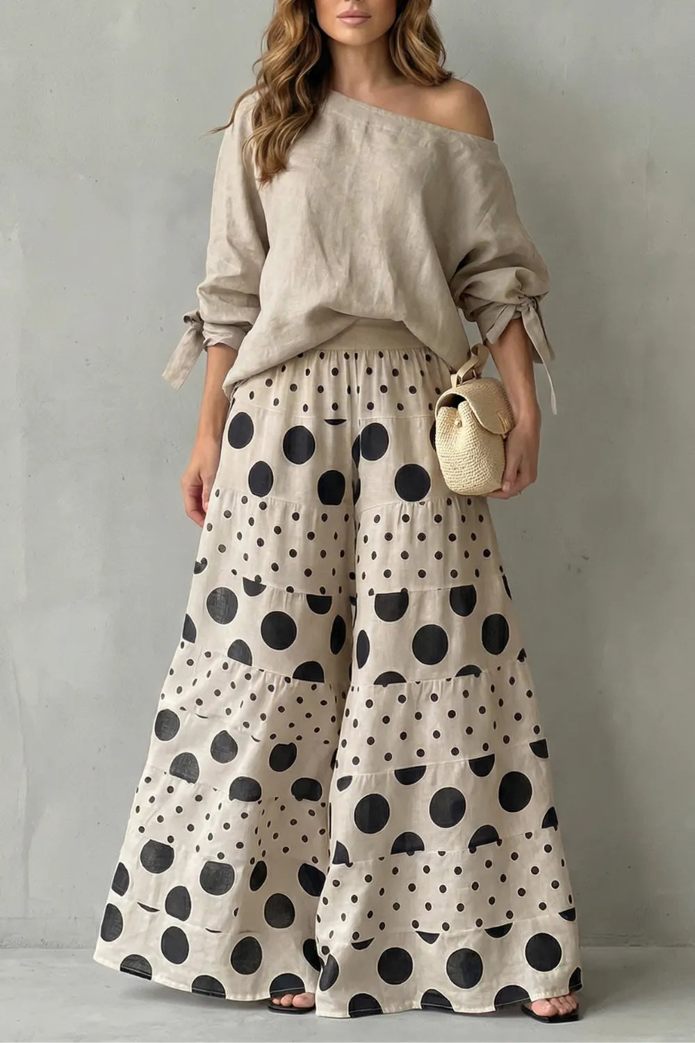 Playful polka flow – Two piece set