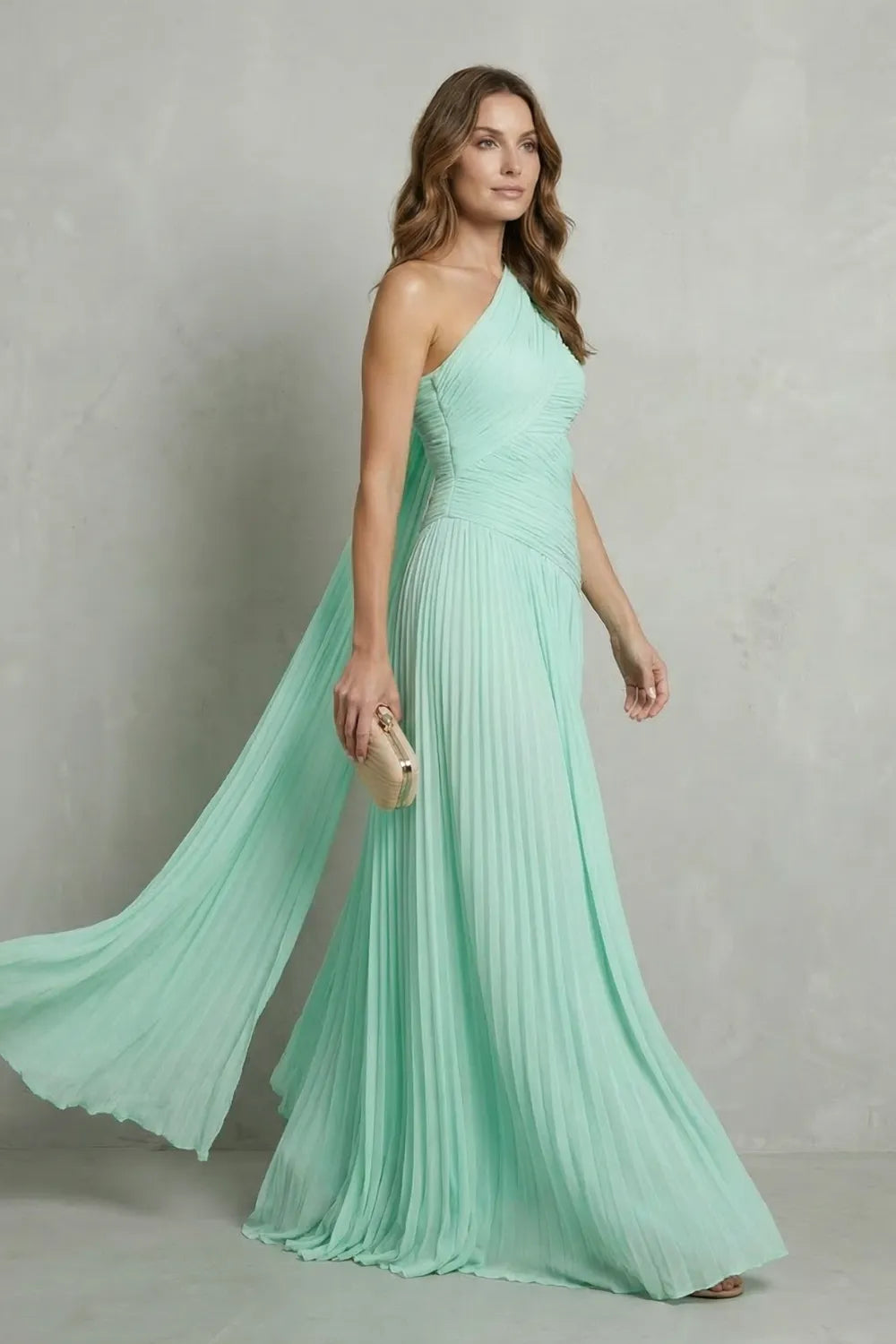 Ethereal chiffon drape – Maxi dress