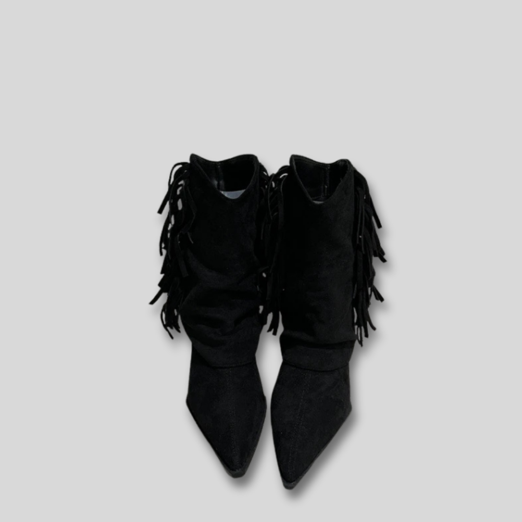 Solange - Suede Western Cowboy Boots