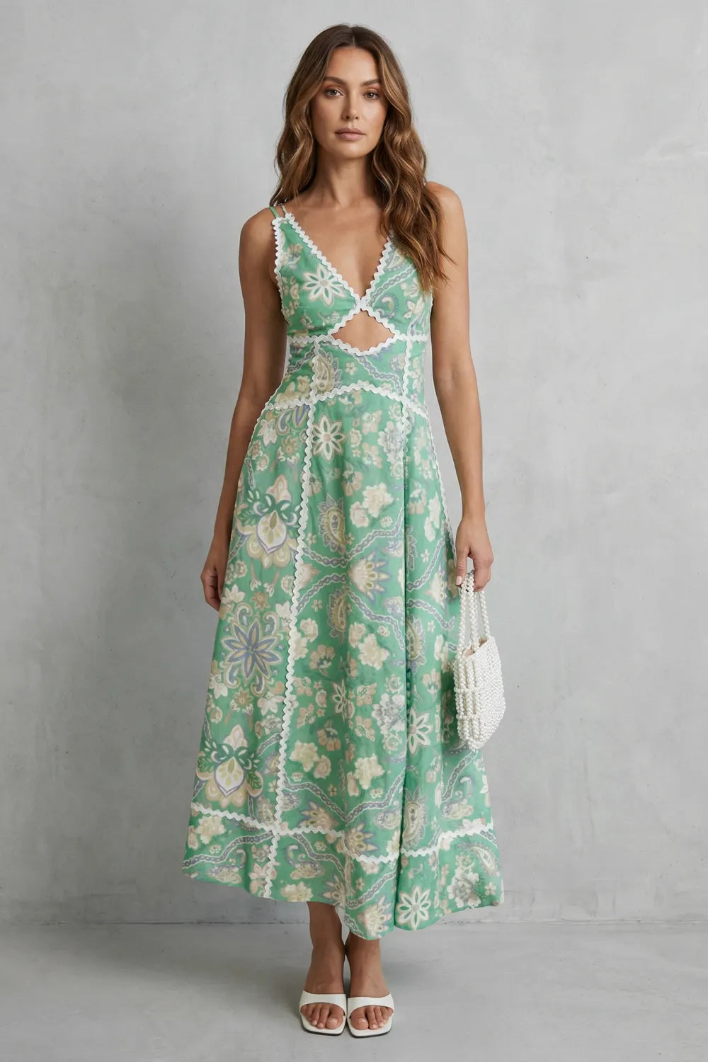 Artistic cutout elegance – Maxi dress