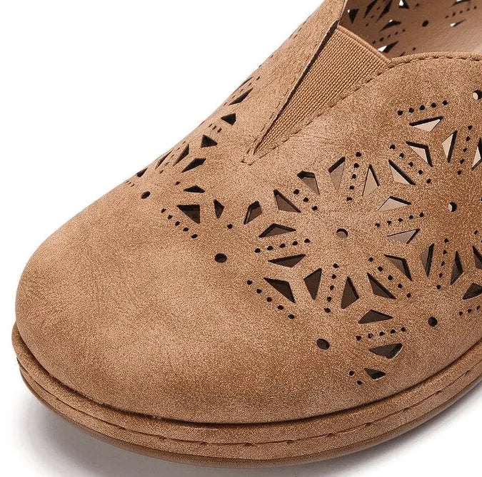 Faux Leather Elastic Comfy 2026 Women Slip On Sandals-70% off today!