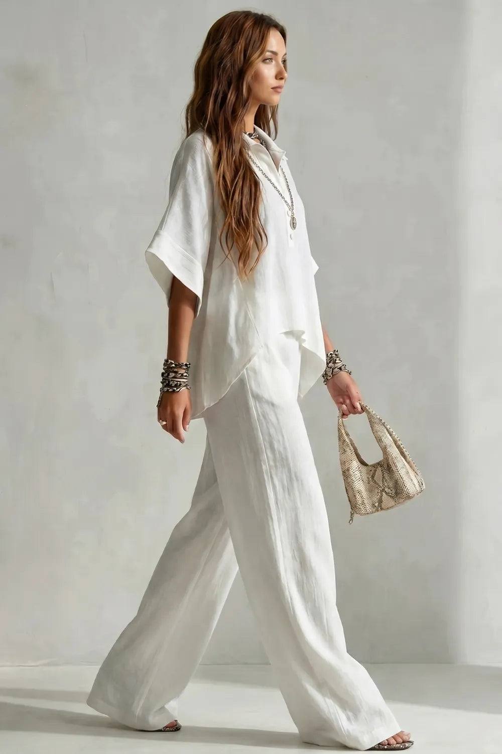 Relaxed resort elegance – Trouser set