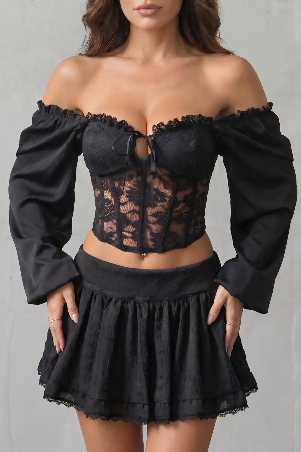 Romantic lace corsetry – Corset top