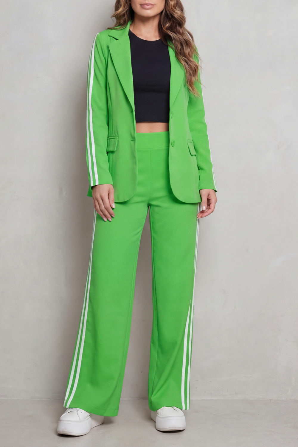 Stripe detail – Sporty elegance set