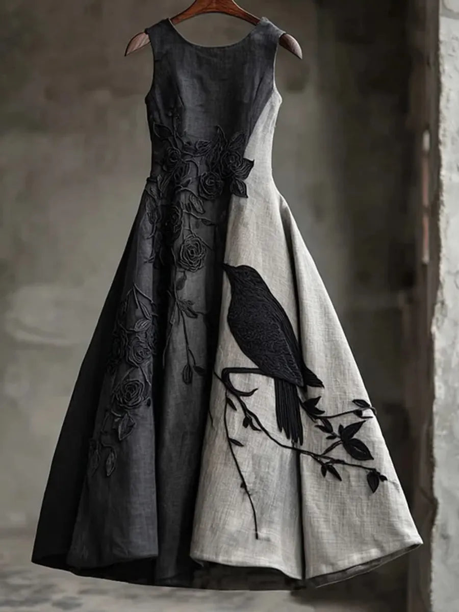 Women's Halloween Funny Art Print Dress