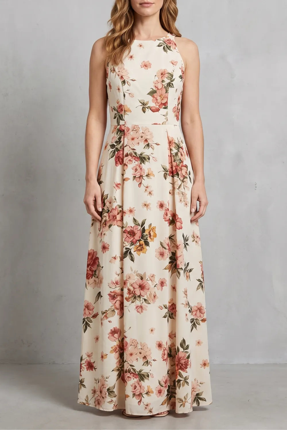 Timeless floral elegance – Maxi dress