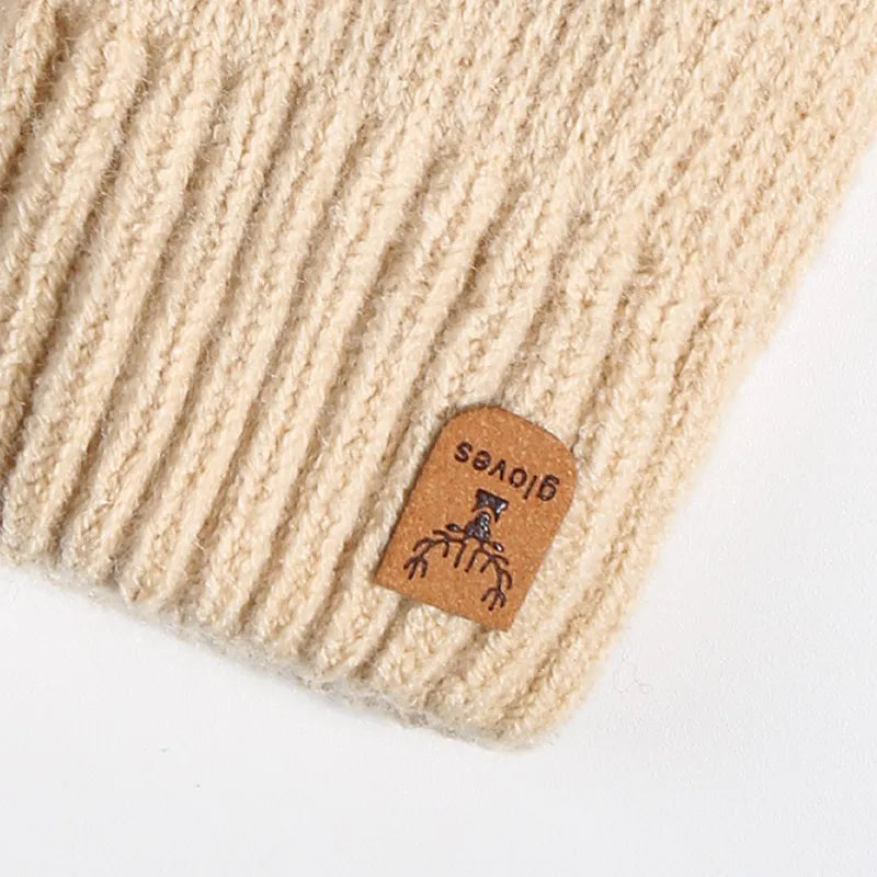 Cozy Winter Gloves With Fuzzy Cuff