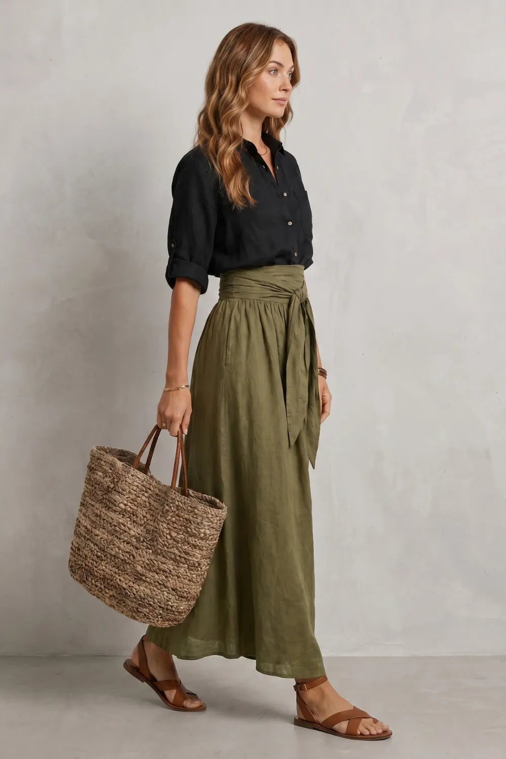 Effortless resort elegance – Maxi skirt set