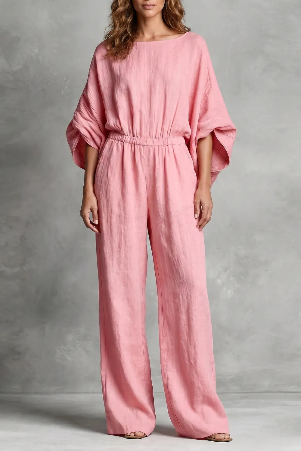Relaxed bohemian silhouette – Wide-leg jumpsuit