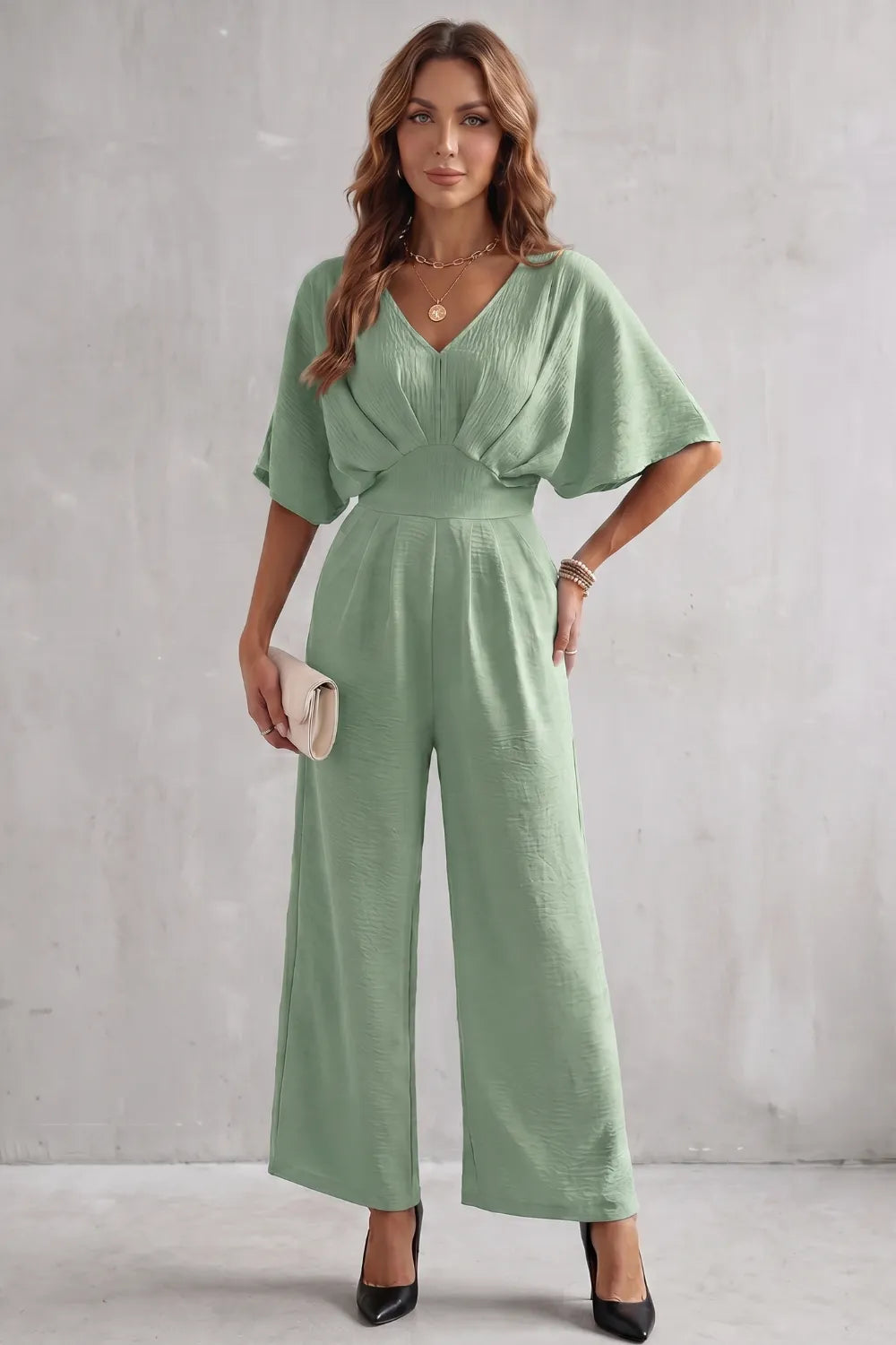 Elegant batwing silhouette – Jumpsuit