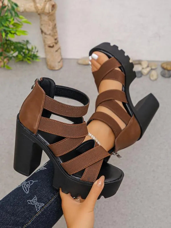 Rebel Platform Block Heels