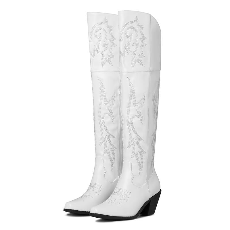 CHEYENNE? –  Classic Over-the-Knee Cowboy Boots