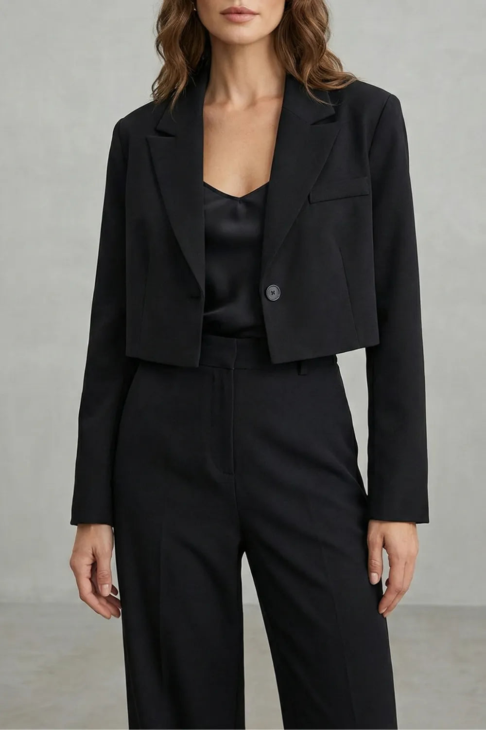 Chic cropped silhouette – Blazer