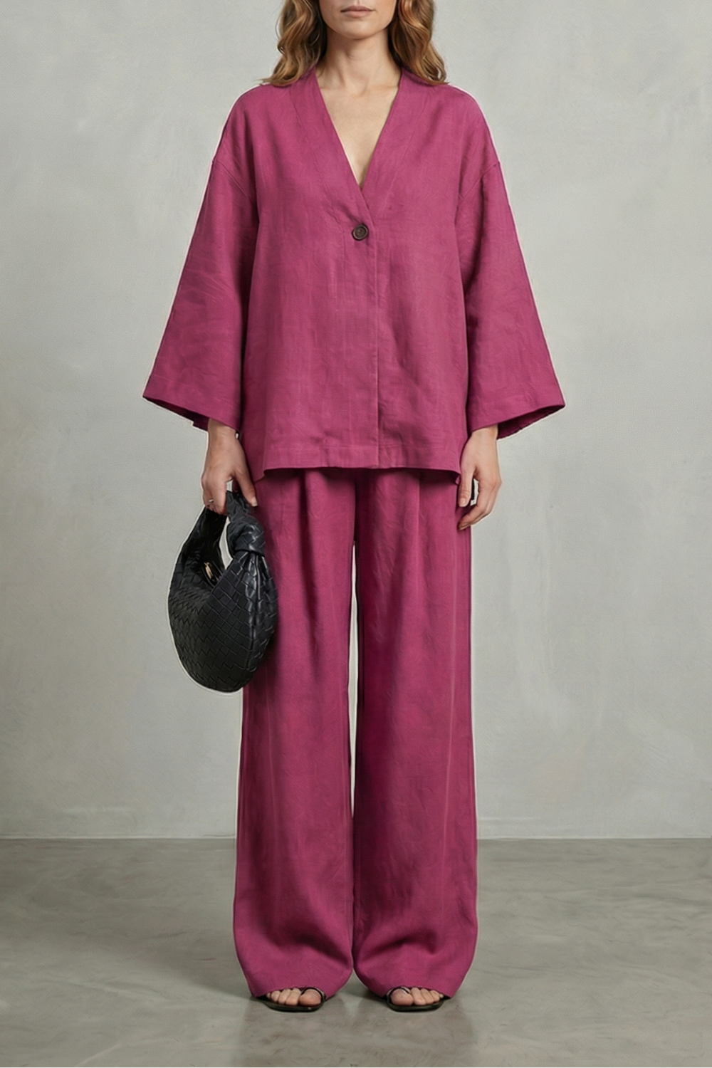 Relaxed wrap silhouette – Two piece set