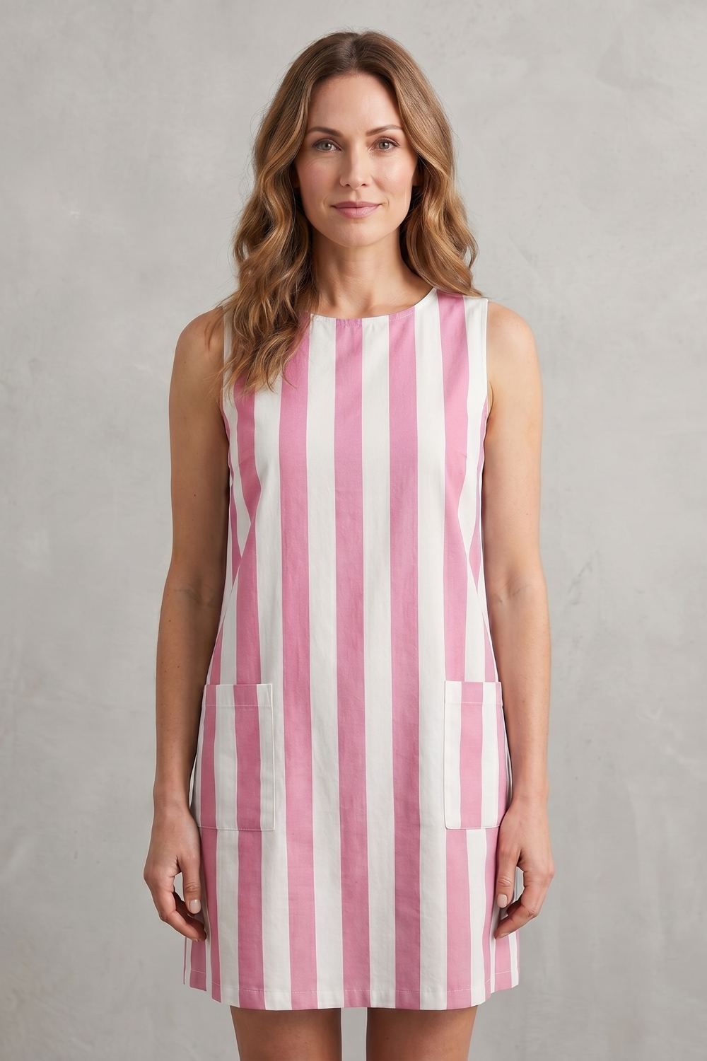 Monochrome striped charm – Mini dress