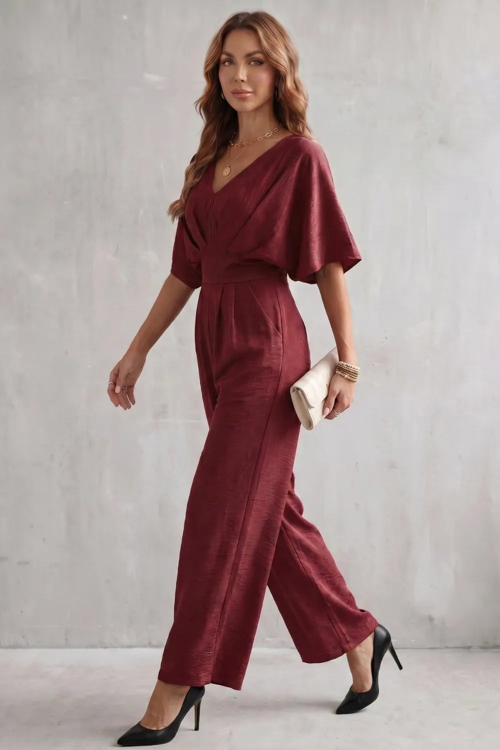 Elegant batwing silhouette – Jumpsuit