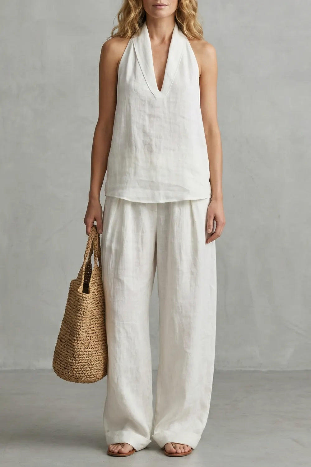 Effortless draped elegance – Two piece set