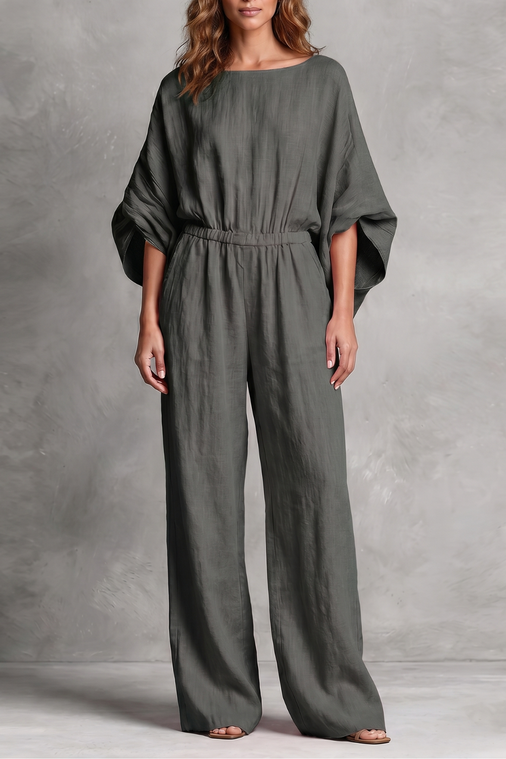 Relaxed bohemian silhouette – Wide-leg jumpsuit