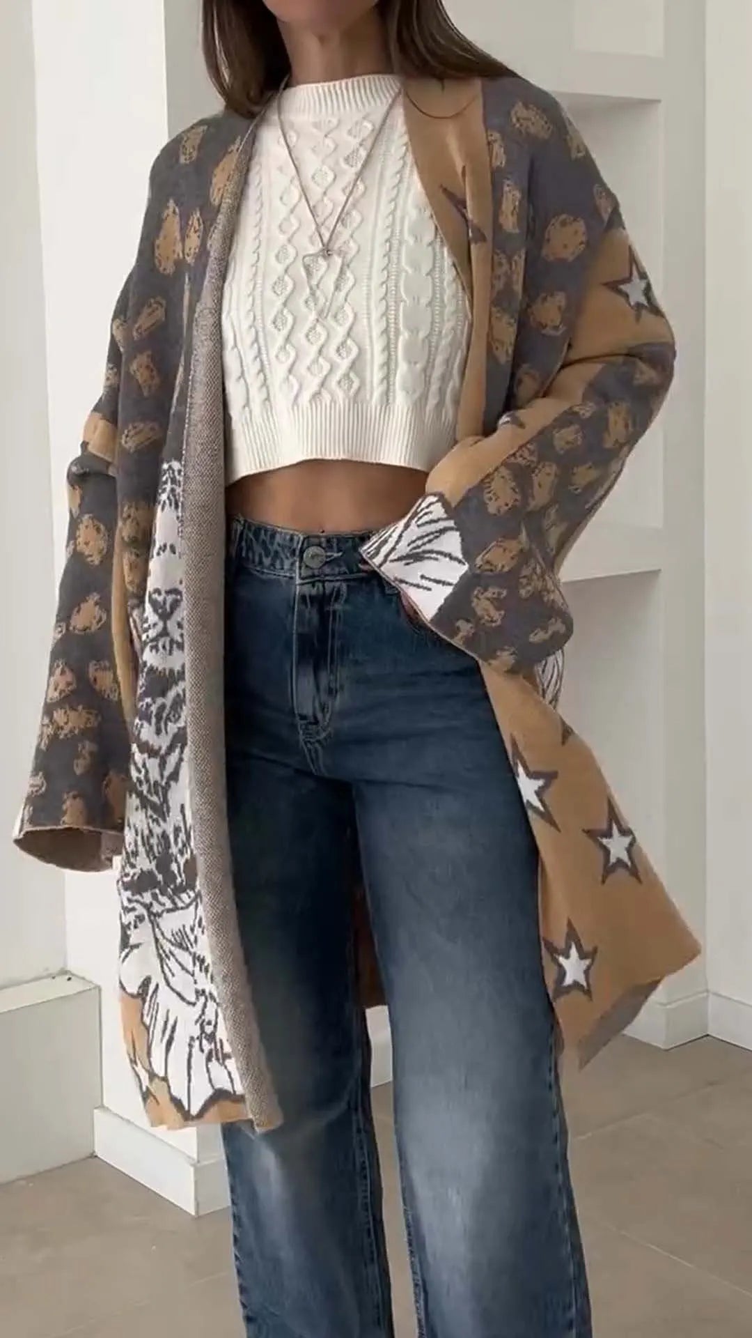 Women's Casual Print Jacket