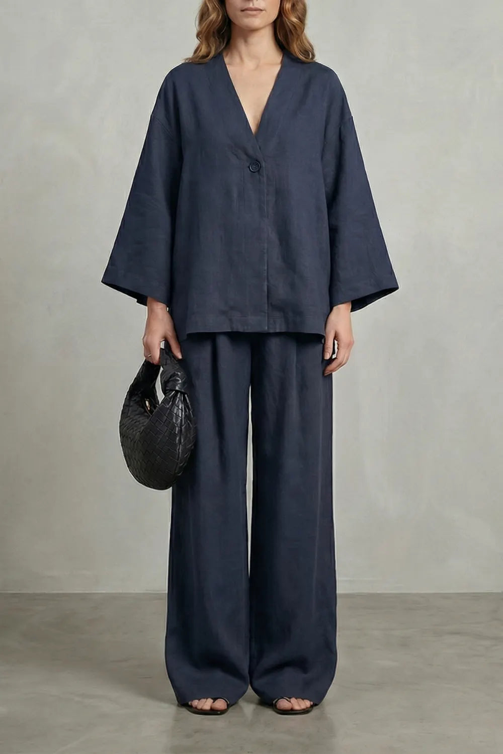 Relaxed wrap silhouette – Two piece set