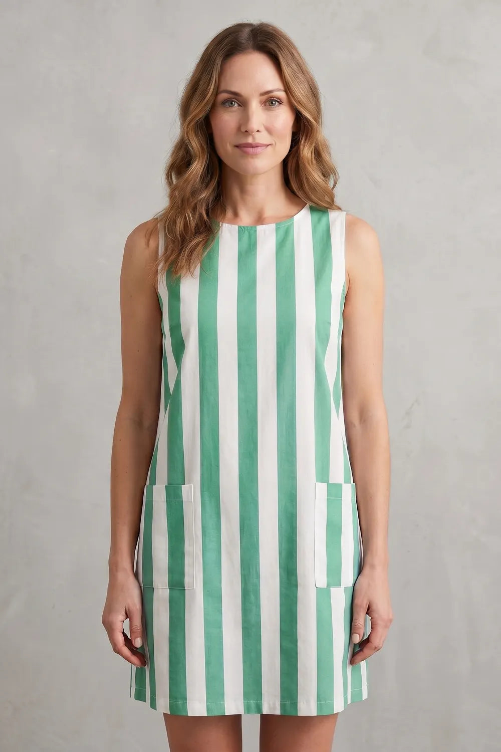 Monochrome striped charm – Mini dress