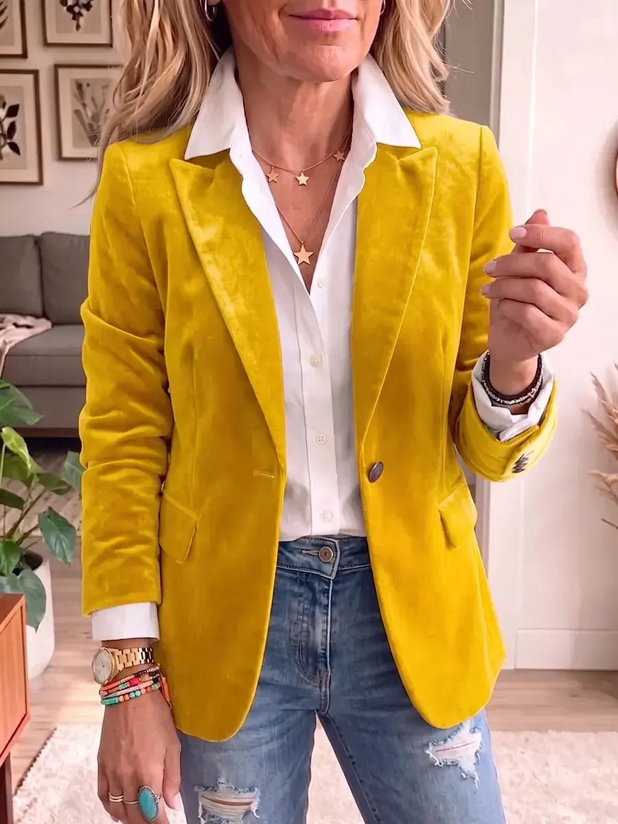 Women's Vintage Elegant Velvet Jacket