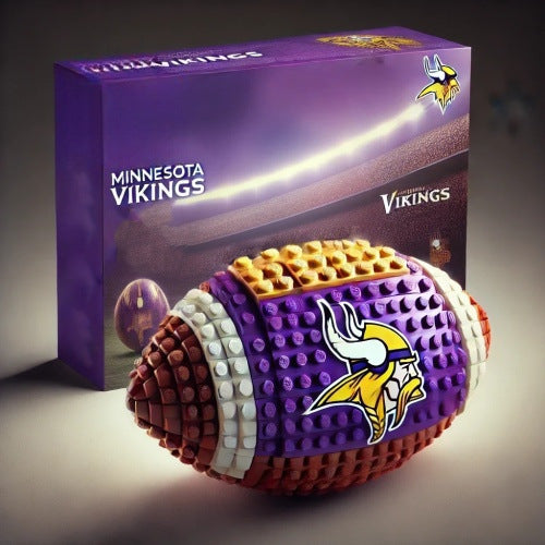 Cross-Border Rugby Series Educational Building Blocks for Fans: American-Style Assembly Toys, Sports, Wholesale, Building Blocks