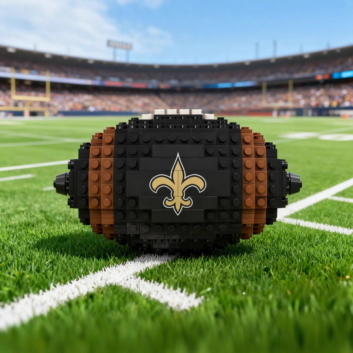Cross-Border Rugby Series Educational Building Blocks for Fans: American-Style Assembly Toys, Sports, Wholesale, Building Blocks