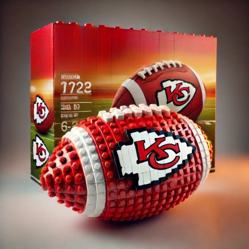 Cross-Border Rugby Series Educational Building Blocks for Fans: American-Style Assembly Toys, Sports, Wholesale, Building Blocks