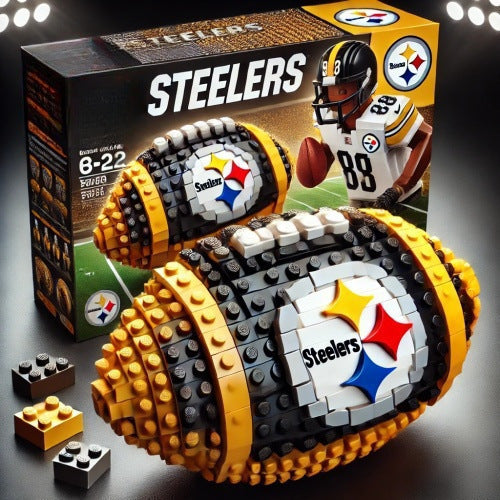Cross-Border Rugby Series Educational Building Blocks for Fans: American-Style Assembly Toys, Sports, Wholesale, Building Blocks