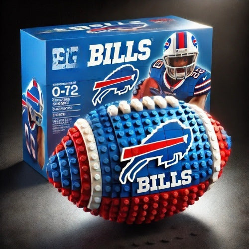 Cross-Border Rugby Series Educational Building Blocks for Fans: American-Style Assembly Toys, Sports, Wholesale, Building Blocks