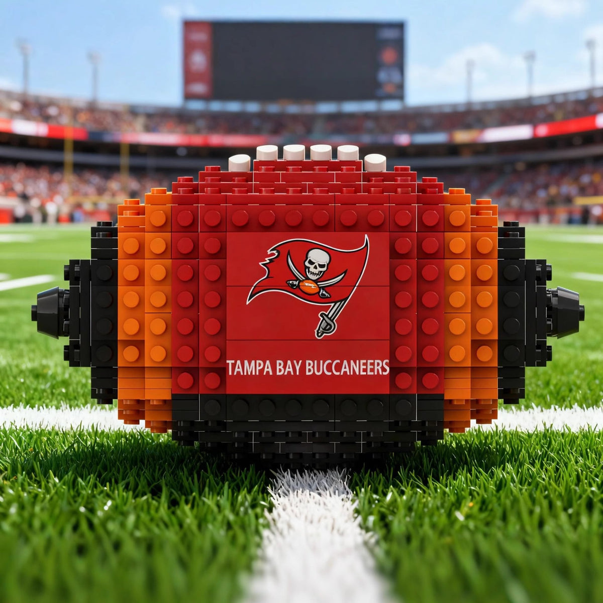 Cross-Border Rugby Series Educational Building Blocks for Fans: American-Style Assembly Toys, Sports, Wholesale, Building Blocks