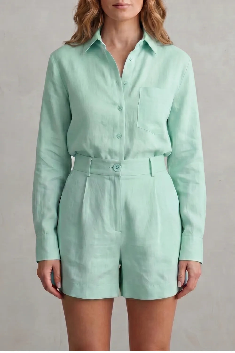 Relaxed linen elegance – Two piece set