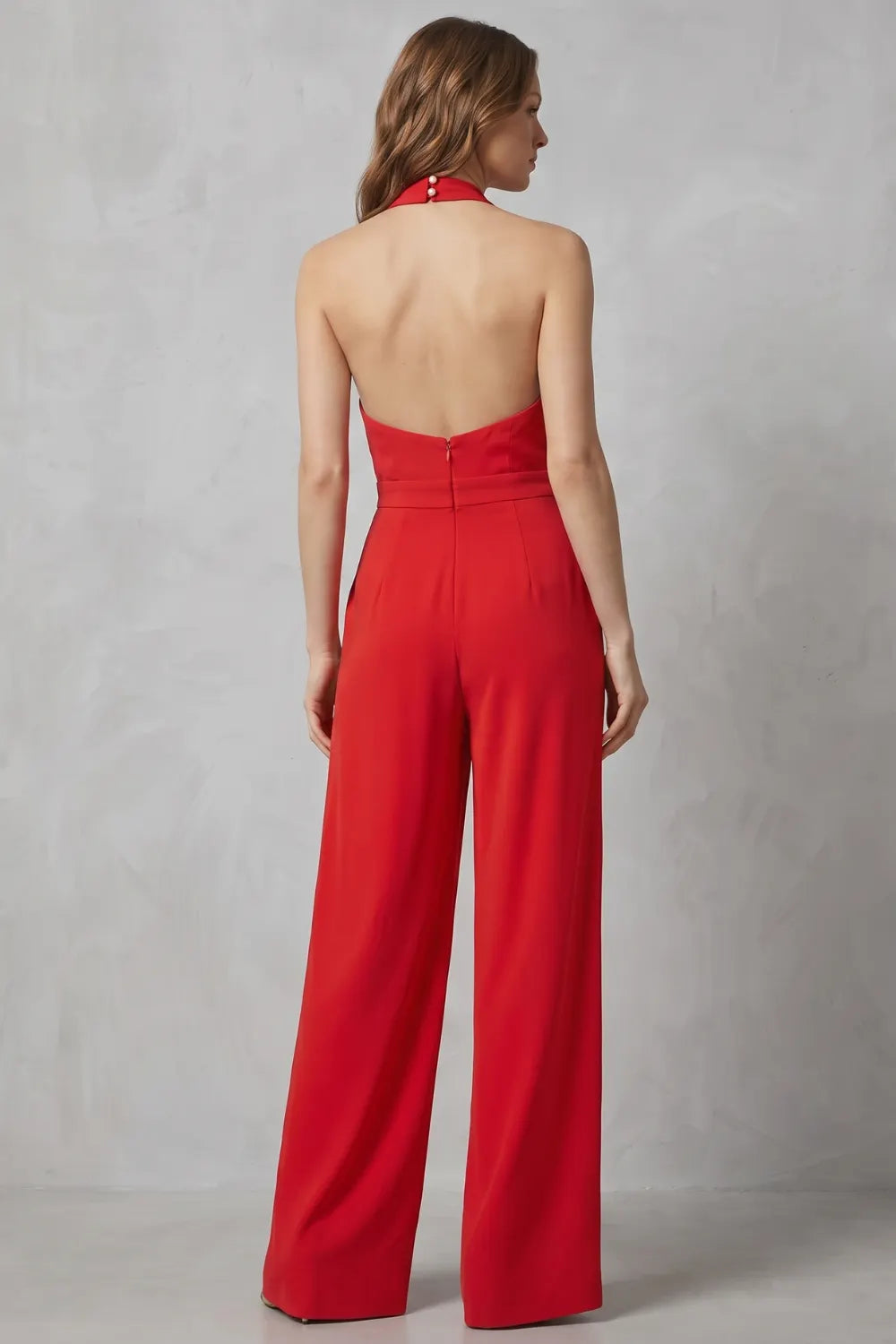 Backless Halter Jumpsuit – Bold Summer Glamour