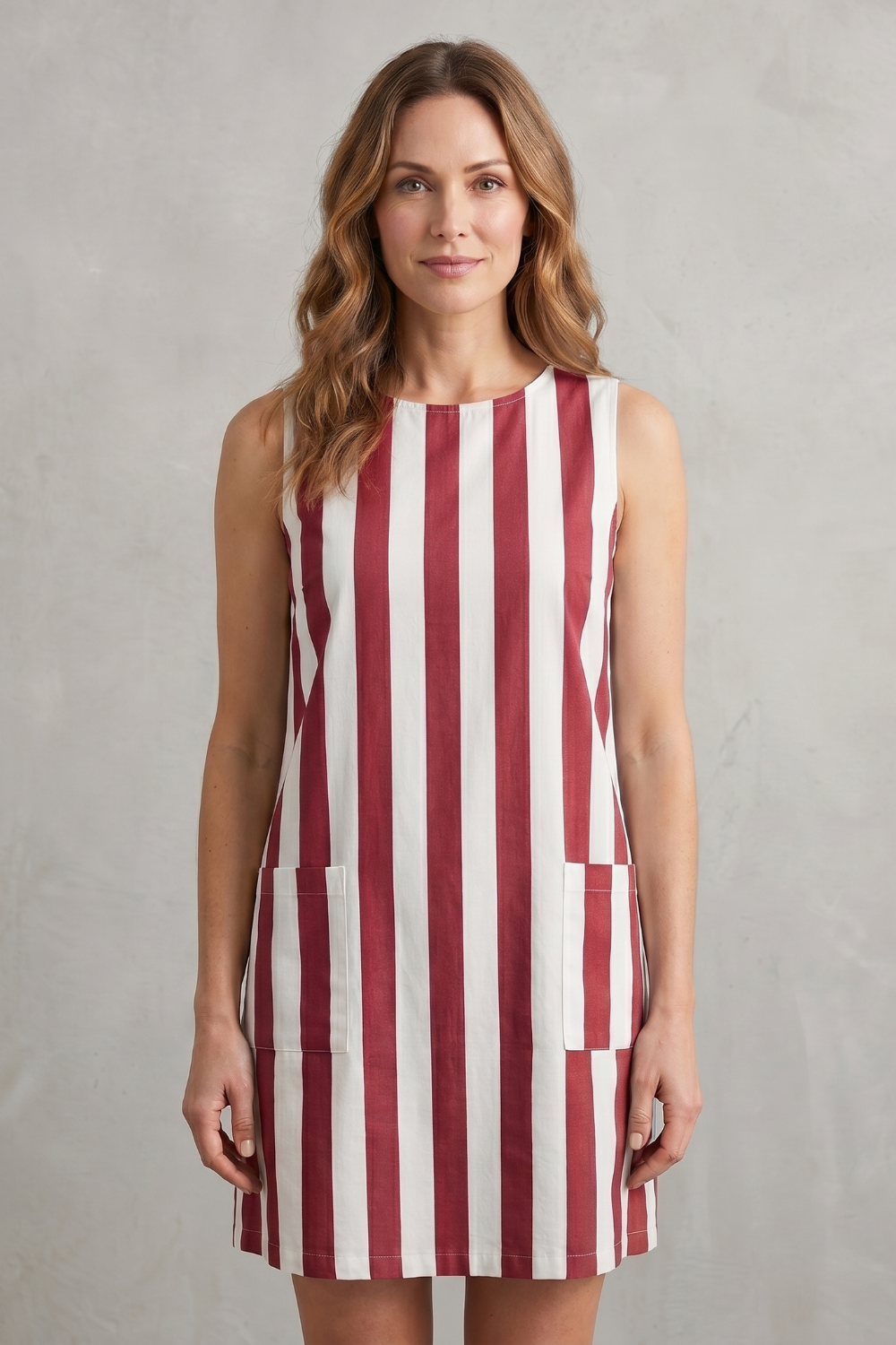 Monochrome striped charm – Mini dress