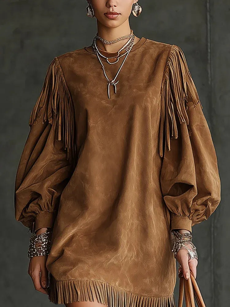 Emma | Suede Mini Dress