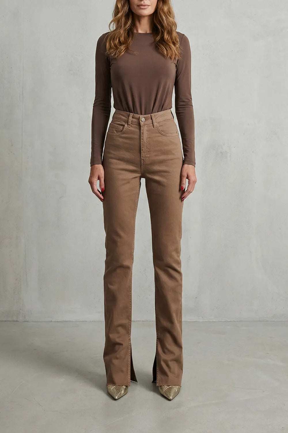 Sculpted high waist – Flare jeans