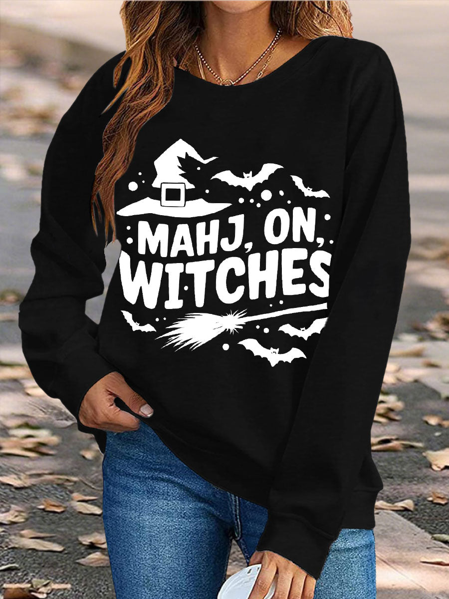 Women's mahj,on,witchs sweatshirts