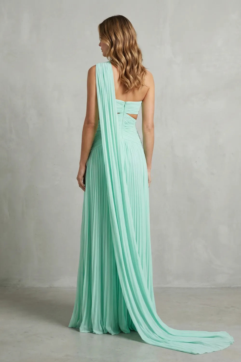 Ethereal chiffon drape – Maxi dress