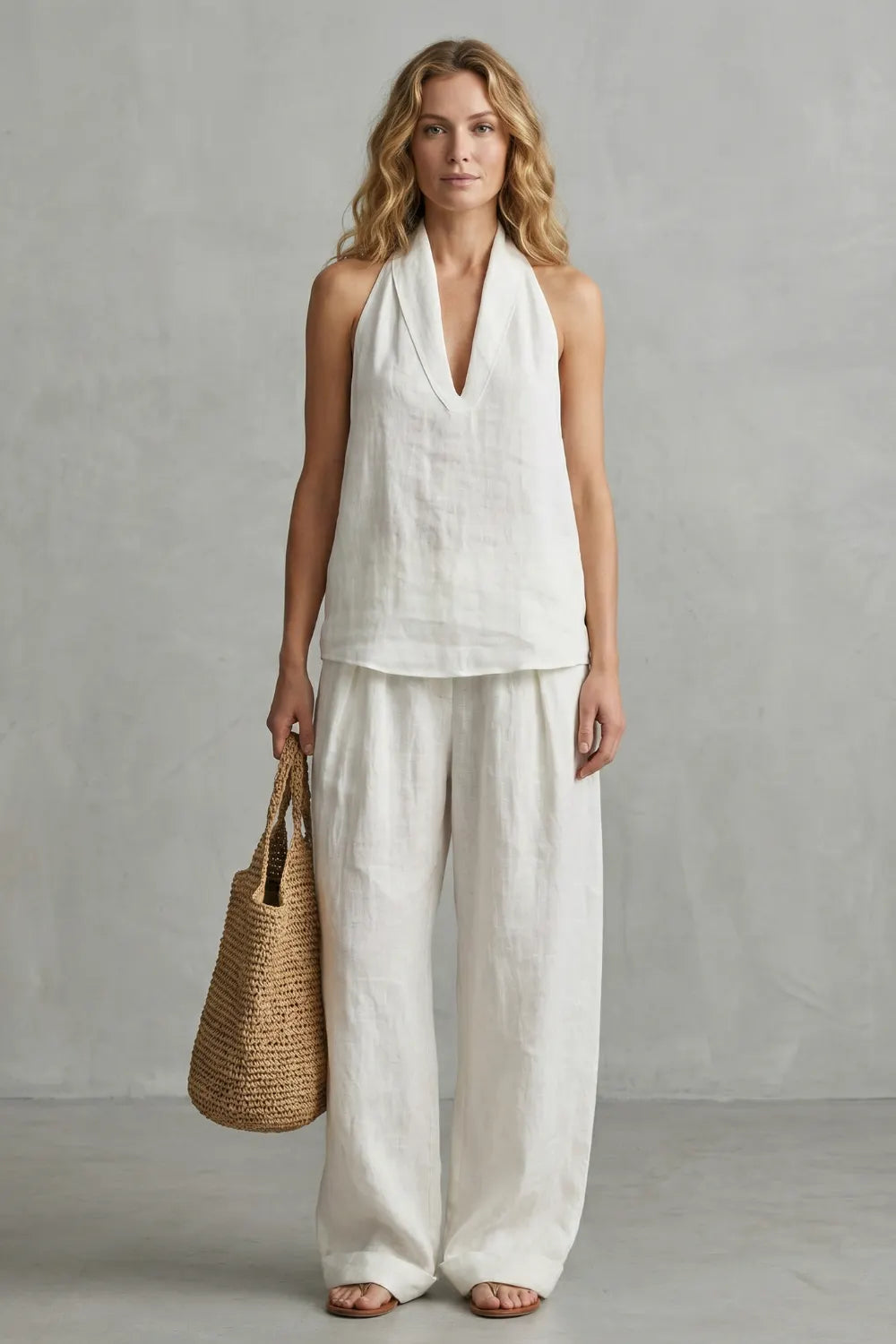 Effortless draped elegance – Two piece set