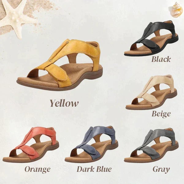 Comfortable Women's Velcro Wedge Orthopedic Sandals