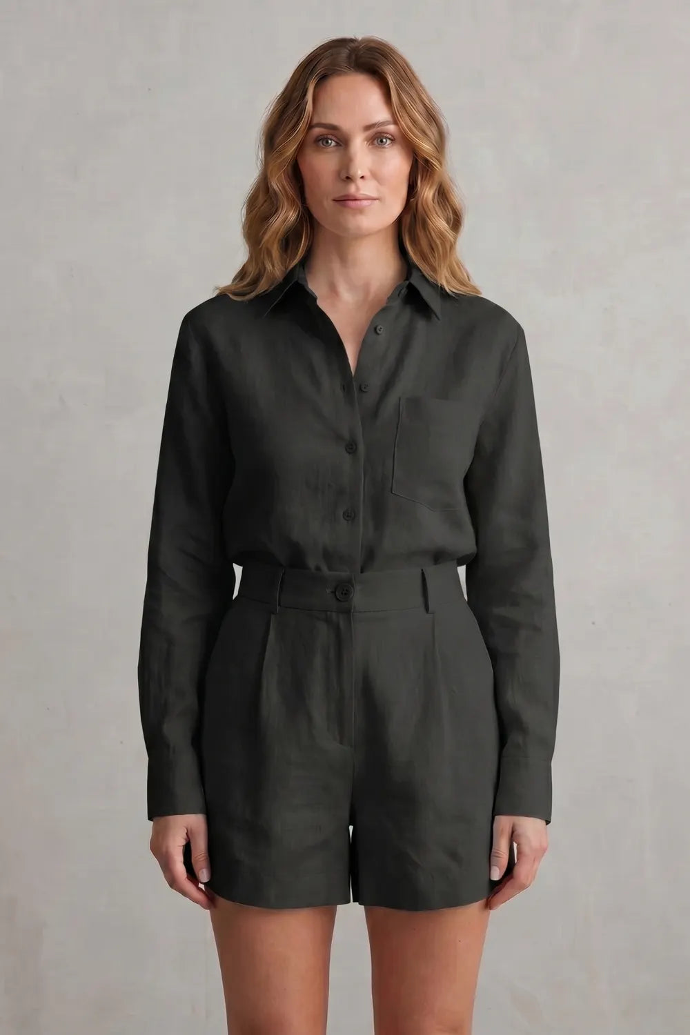 Relaxed linen elegance – Two piece set