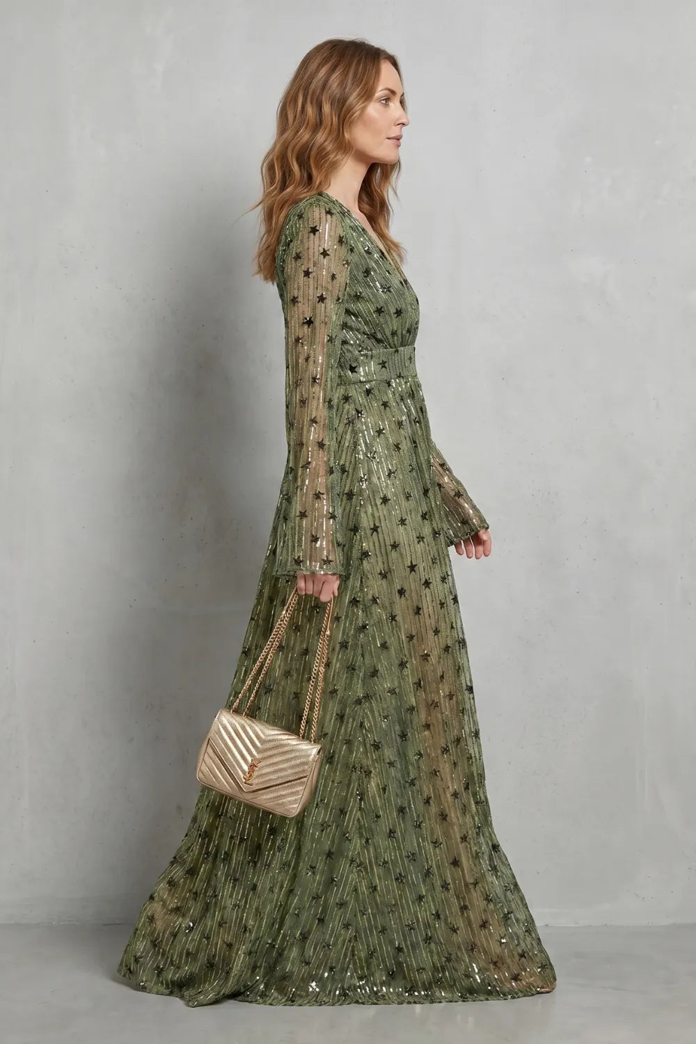 Shimmering bohemian elegance – Maxi dress