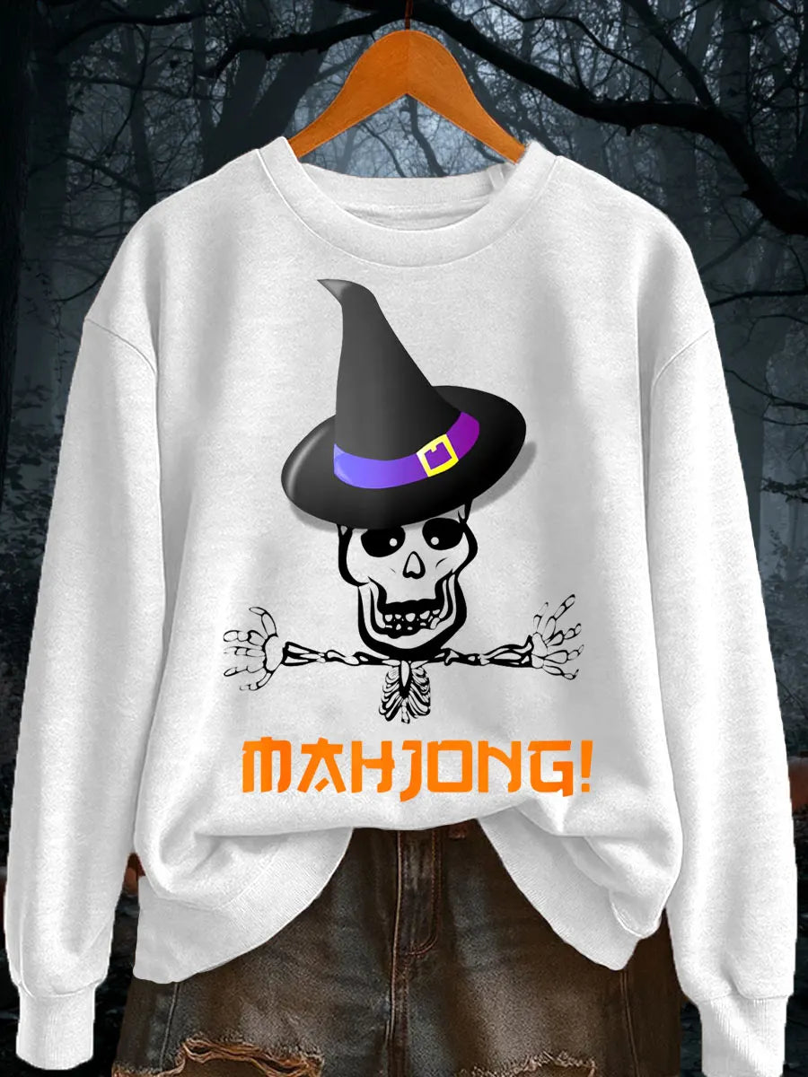 Women's Halloween Mahjong Sweatshirts