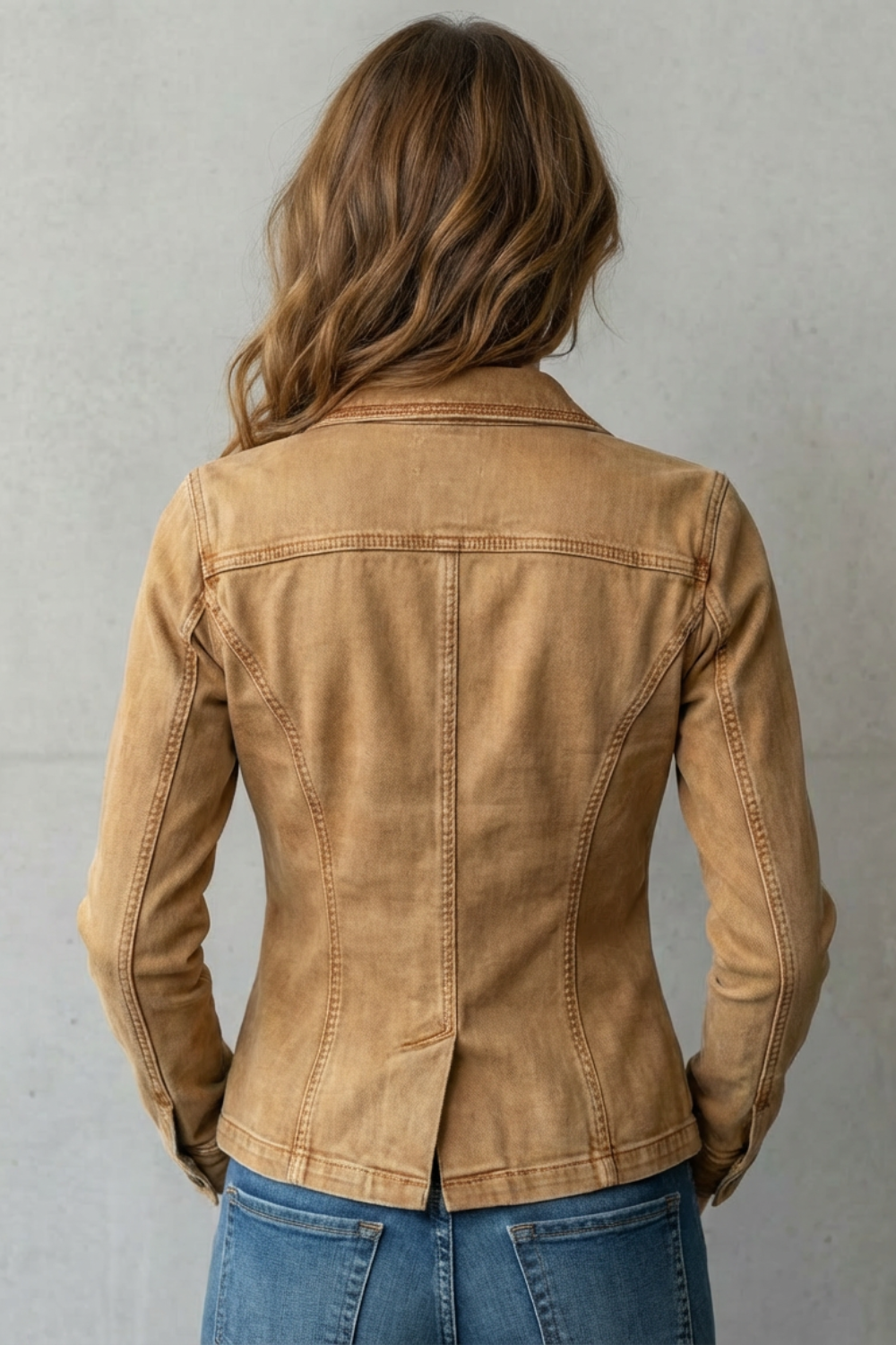 Sculpted silhouette – Denim blazer