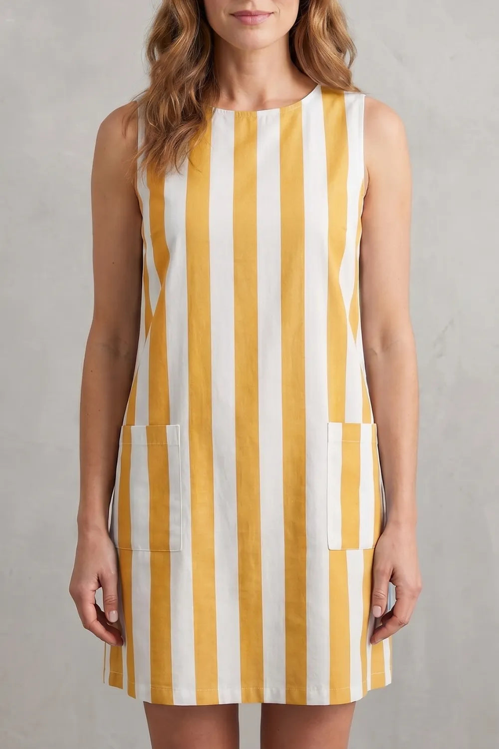 Monochrome striped charm – Mini dress