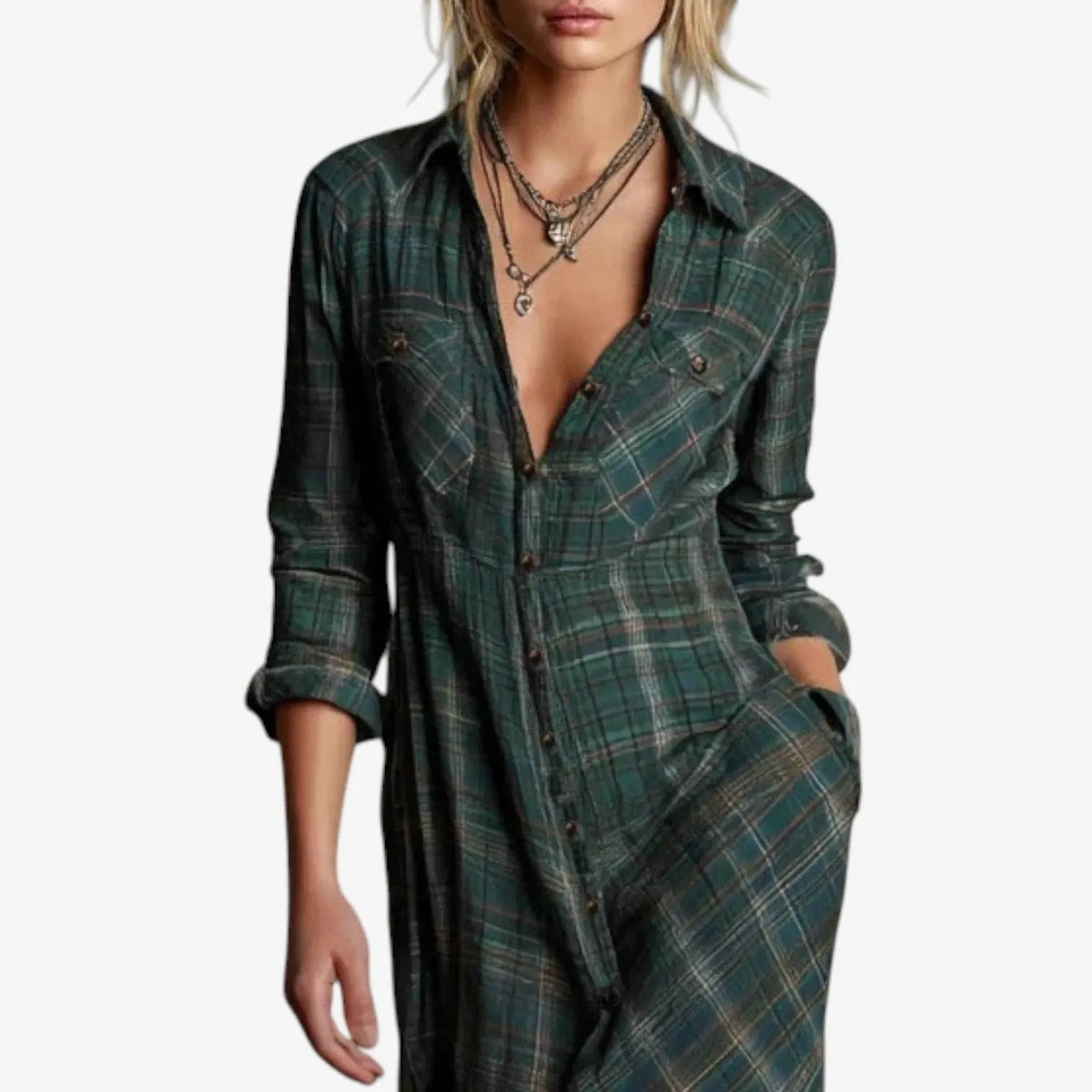 Carisse - Collared Minimalist Dress
