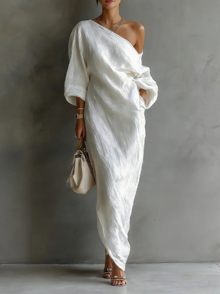 Women's Casual Off-the-shoulder Dress